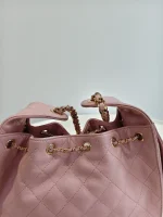 Chanel, 25 Hobo Small Caviar Fullset, Small, Pink, Used Once - Image 25