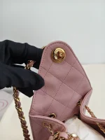 Chanel, 25 Hobo Small Caviar Fullset, Small, Pink, Used Once - Image 26