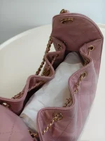 Chanel, 25 Hobo Small Caviar Fullset, Small, Pink, Used Once - Image 28