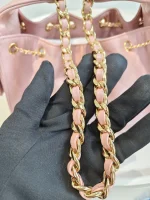 Chanel, 25 Hobo Small Caviar Fullset, Small, Pink, Used Once - Image 33