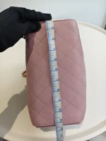 Chanel, 25 Hobo Small Caviar Fullset, Small, Pink, Used Once - Image 36
