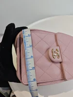 Chanel, 25 Hobo Small Caviar Fullset, Small, Pink, Used Once - Image 38
