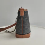 Celine, Small Bucket in Triomphe, Small, Brown, Like New - Image 6