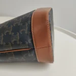 Celine, Small Bucket in Triomphe, Small, Brown, Like New - Image 10