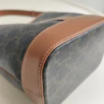 Celine, Small Bucket in Triomphe, Small, Brown, Like New - Image 11
