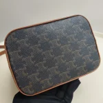 Celine, Small Bucket in Triomphe, Small, Brown, Like New - Image 13