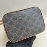 Celine, Small Bucket in Triomphe, Small, Brown, Like New - Image 14