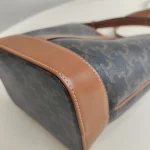 Celine, Small Bucket in Triomphe, Small, Brown, Like New - Image 21