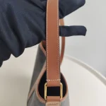 Celine, Small Bucket in Triomphe, Small, Brown, Like New - Image 26