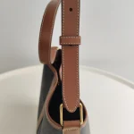 Celine, Small Bucket in Triomphe, Small, Brown, Like New - Image 27