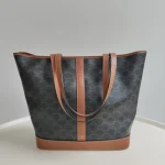 Celine, Small Vertical Cabas Bag, Small, Brown, Like New - Image 2