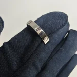 Cartier, Love Ring, 60, White Gold, Very Good - Image 7