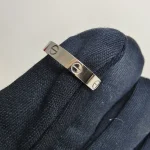 Cartier, Love Ring, 60, White Gold, Very Good - Image 8