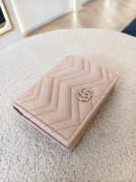 Gucci, GG Marmont Card Case Wallet, , Pink, New - Image 7
