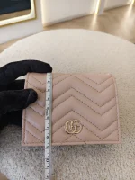 Gucci, GG Marmont Card Case Wallet, , Pink, New - Image 27