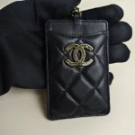 Chanel, Classic Card Holder on Chain, , Black, Very Very  Good - 图片 3