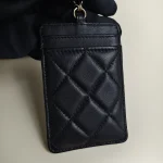Chanel, Classic Card Holder on Chain, , Black, Very Very  Good - 图片 5