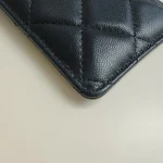 Chanel, Classic Card Holder on Chain, , Black, Very Very  Good - 图片 6