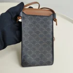 Celine, Phone Pouch With Flap, , Brown, Very Good - Image 11