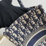 Dior, Book Tote , Medium, Blue, Very Good - 图片 7
