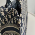 Dior, Book Tote , Medium, Blue, Very Good - 图片 24