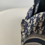Dior, Book Tote , Medium, Blue, Very Good - 图片 25