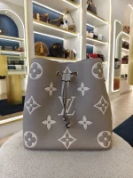 Louis Vuitton, Neo Noe, MM, Gray, Like New - 图片 4