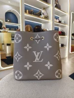 Louis Vuitton, Neo Noe, MM, Gray, Like New - 图片 5
