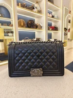 Chanel, Chanel Boy 10, 10", Black, Like New - Image 5