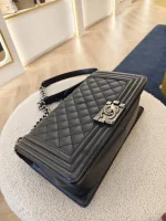 Chanel, Chanel Boy 10, 10", Black, Like New - Image 8