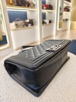 Chanel, Chanel Boy 10, 10", Black, Like New - Image 9