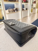 Chanel, Chanel Boy 10, 10", Black, Like New - Image 11