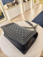 Chanel, Chanel Boy 10, 10", Black, Like New - Image 14