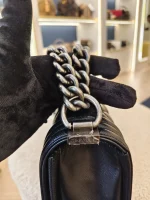 Chanel, Chanel Boy 10, 10", Black, Like New - Image 18