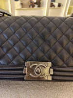 Chanel, Chanel Boy 10, 10", Black, Like New - Image 20