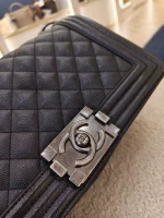Chanel, Chanel Boy 10, 10", Black, Like New - Image 21