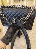 Chanel, Chanel Boy 10, 10", Black, Like New - Image 25
