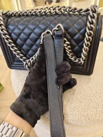 Chanel, Chanel Boy 10, 10", Black, Like New - Image 26
