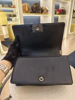 Chanel, Chanel Boy 10, 10", Black, Like New - Image 28