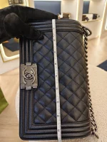 Chanel, Chanel Boy 10, 10", Black, Like New - Image 37