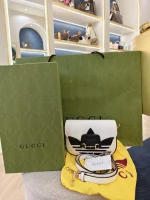 Gucci, Adidas x Gucci Horsebit 1955, Mini, White, Very Very  Good - Image 2