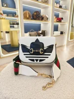 Gucci, Adidas x Gucci Horsebit 1955, Mini, White, Very Very  Good - Image 3