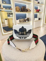 Gucci, Adidas x Gucci Horsebit 1955, Mini, White, Very Very  Good - Image 4