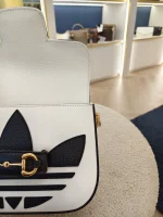 Gucci, Adidas x Gucci Horsebit 1955, Mini, White, Very Very  Good - Image 20