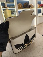 Gucci, Adidas x Gucci Horsebit 1955, Mini, White, Very Very  Good - Image 26