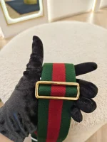 Gucci, Adidas x Gucci Horsebit 1955, Mini, White, Very Very  Good - Image 36