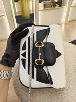 Gucci, Adidas x Gucci Horsebit 1955, Mini, White, Very Very  Good - Image 48