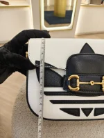 Gucci, Adidas x Gucci Horsebit 1955, Mini, White, Very Very  Good - Image 49