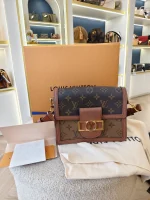 Louis Vuitton, Dauphine, Mini, Brown, Like New - Image 3