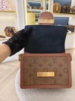 Louis Vuitton, Dauphine, Mini, Brown, Like New - Image 16
